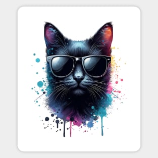 Watercolor Bombay Cat Magnet